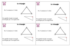Triangle - Cours, Leçon : 2eme Primaire - PDF gratuit à imprimer