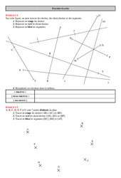 Géométrie - Exercices - Correction - Mathématiques : 6eme Primaire - PDF à imprimer