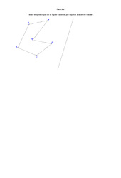 Symétrie axiale - Exercices - Correction - Mathématiques : 6eme Primaire - PDF à imprimer