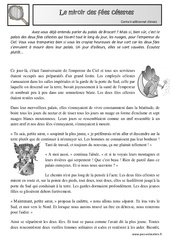 Le miroir des fées célestes - Lecture - Contes du monde : 4eme, 5eme Primaire - PDF à imprimer