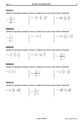 Mathématiques - Exercices corrigés - Révisions : 3eme Secondaire - PDF à imprimer