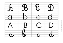 Alphabets - Affichages pour la classe : 1ere, 2eme, 3eme Maternelle, 1ere Primaire
