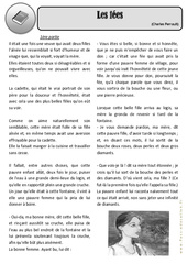 Les fées - Charles Perrault - Conte - Arts du langage - Histoire des arts : 4eme, 5eme Primaire - PDF à imprimer