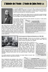 L'école de Jules Ferry - Lecture de la rentrée : 3eme, 4eme, 5eme Primaire - PDF à imprimer