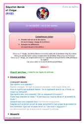 Séquence - Fiche de préparation La politesse, le respect - Séquence - Fiche de préparation : 1ere, 2eme Primaire - PDF à imprimer