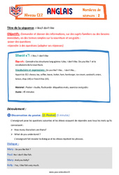 Anglais - Tout le programme période 5 - The Vadrouille Family - My English Pass : 3eme Primaire - PDF à imprimer