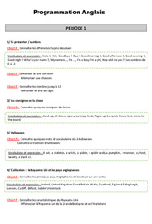 Programmation annuelle en anglais dont 2 séquences à télécharger - My English Pass : 3eme Primaire - PDF à imprimer