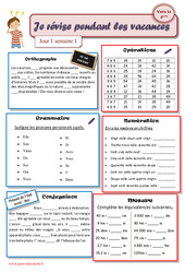 Cahier De Vacances 5eme Primaire