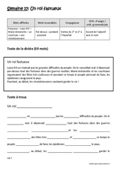 Exercice Verbes du 1er e groupe à l’imparfait - Accord de l’adjectif avec le nom - Dictée préparée 17 - A trous : 4eme Primaire - Cycle 3 - PDF à imprimer