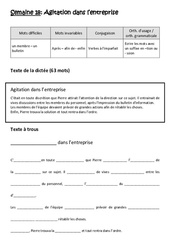 Verbes à l’imparfait - Ecrire les mots avec un suffixe en - tion ou - ssion - Dictée préparée 18 - A trous : 4eme Primaire - Cycle 3 - PDF à imprimer