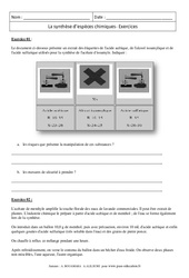Synthèse d’espèces chimiques - Exercices corrigés - Physique - Chimie : 3eme Secondaire - PDF à imprimer