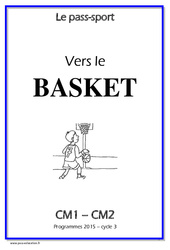 Basket - Cycle complet EPS : 4eme, 5eme Primaire - PDF à imprimer