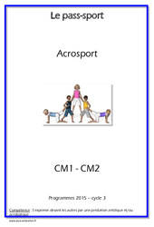 Acrosport - Cycle complet EPS : 4eme, 5eme Primaire - PDF à imprimer