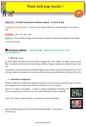 Rock and pop music - Anglais - Billy, Doggy - My English Pass : 1ere Primaire - PDF à imprimer