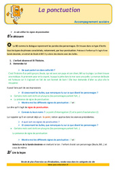 La ponctuation - Soutien scolaire - Aide aux devoirs : 2eme Primaire - PDF à imprimer