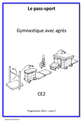 Gymnastique avec agrès - Cycle complet EPS : 3eme Primaire - PDF à imprimer