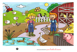 Semaine 2 - école à la maison IEF - Fiches   de maternelle : 3eme Maternelle - Cycle Fondamental