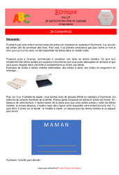 IEF Instruction En Famille, École à la maison pour la Semaine 10 - école à la maison IEF - Fiches   de maternelle : 3eme Maternelle - Cycle Fondamental